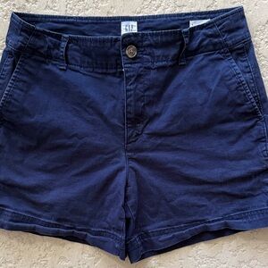 GAP Women's Deep Blue Cargo Shorts